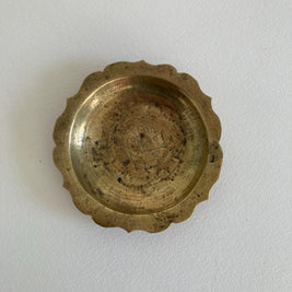 Vintage Brass Trinket Bowls - Chinese Designs - Set of 3