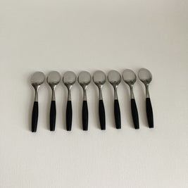 Dansk Kongo Teaspoon: Black Nylon Handle, Mid Century Modern (Germany)