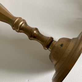 Vintage Tall Brass Pricket Candlestick - 19
