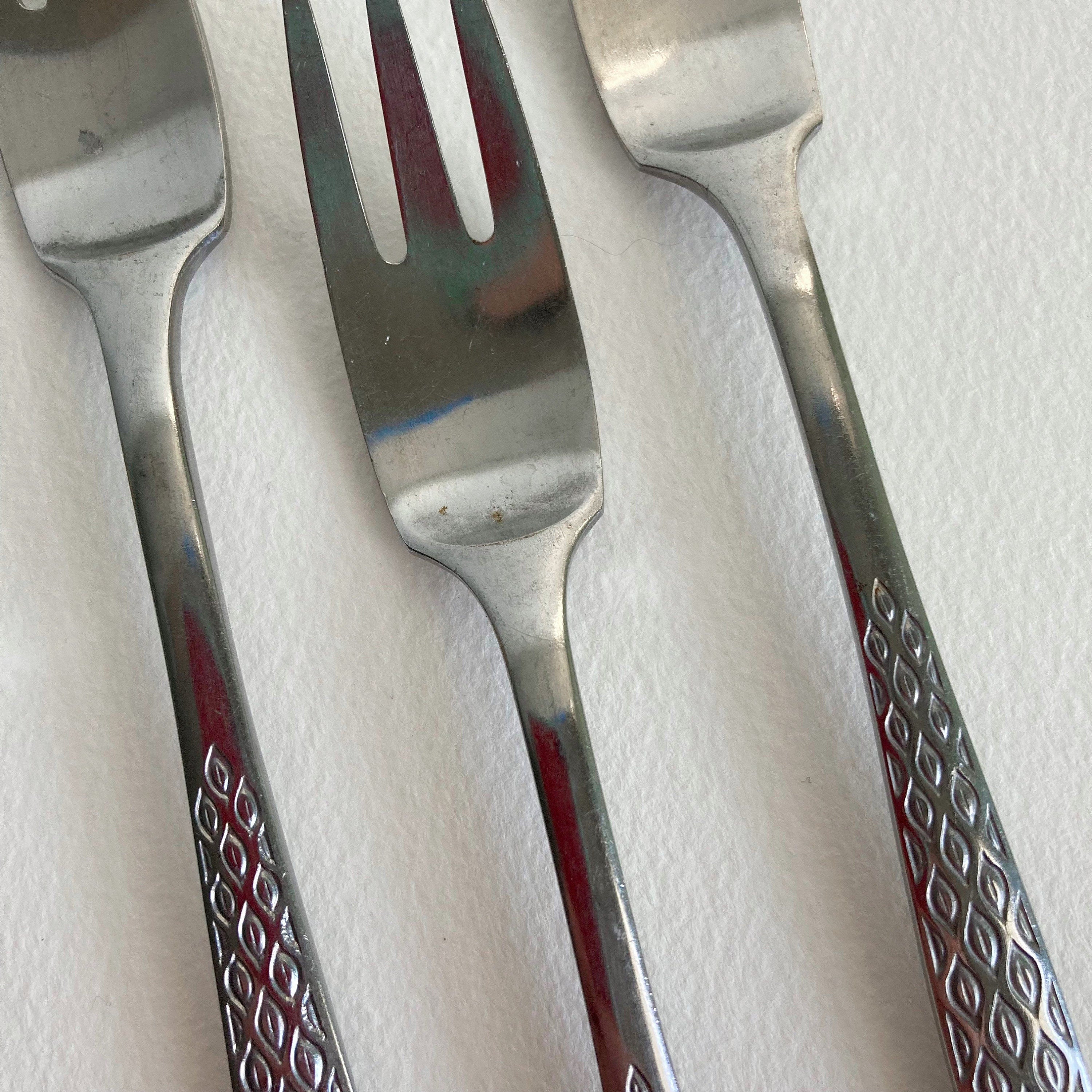 Vintage Dansk Variation IV Salad Fork: Jens Quistgaard Danish Modern Flatware