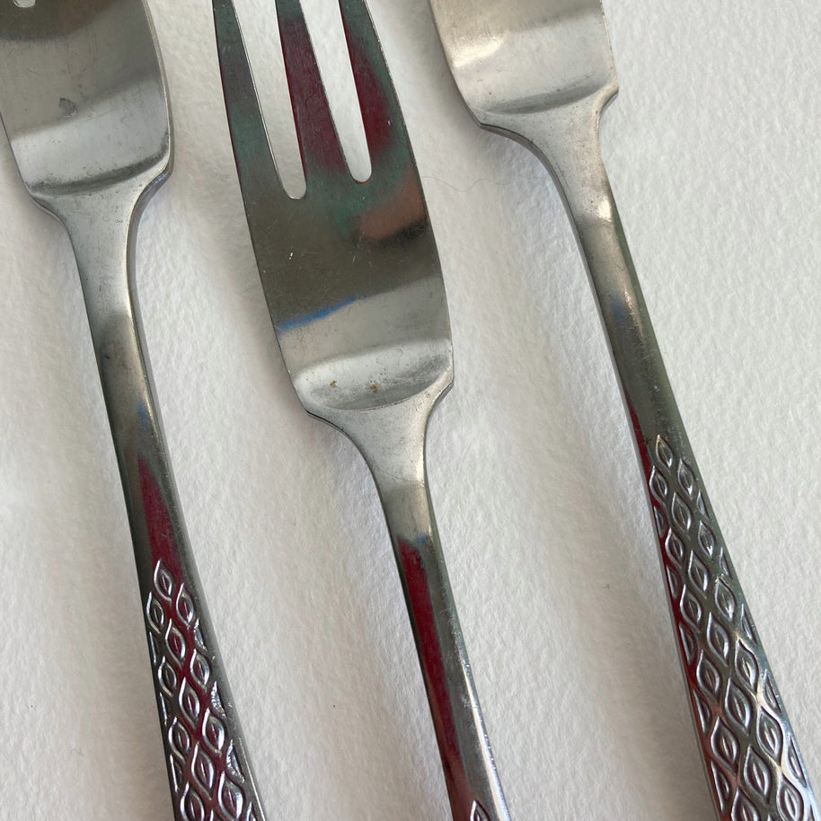 Vintage Dansk Variation IV Salad Fork: Jens Quistgaard Danish Modern Flatware
