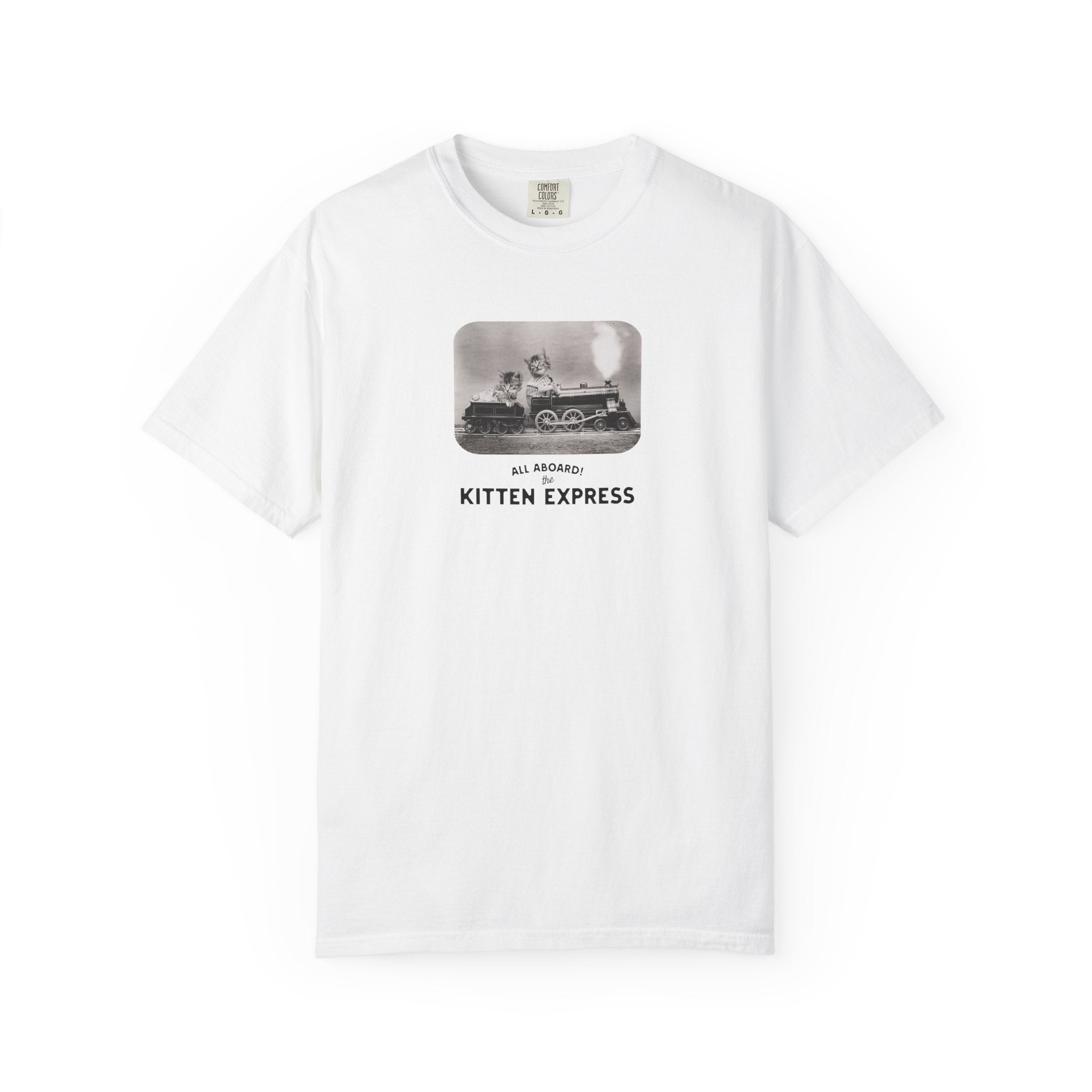 'All Aboard the Kitten Express' Unisex Adult Tee