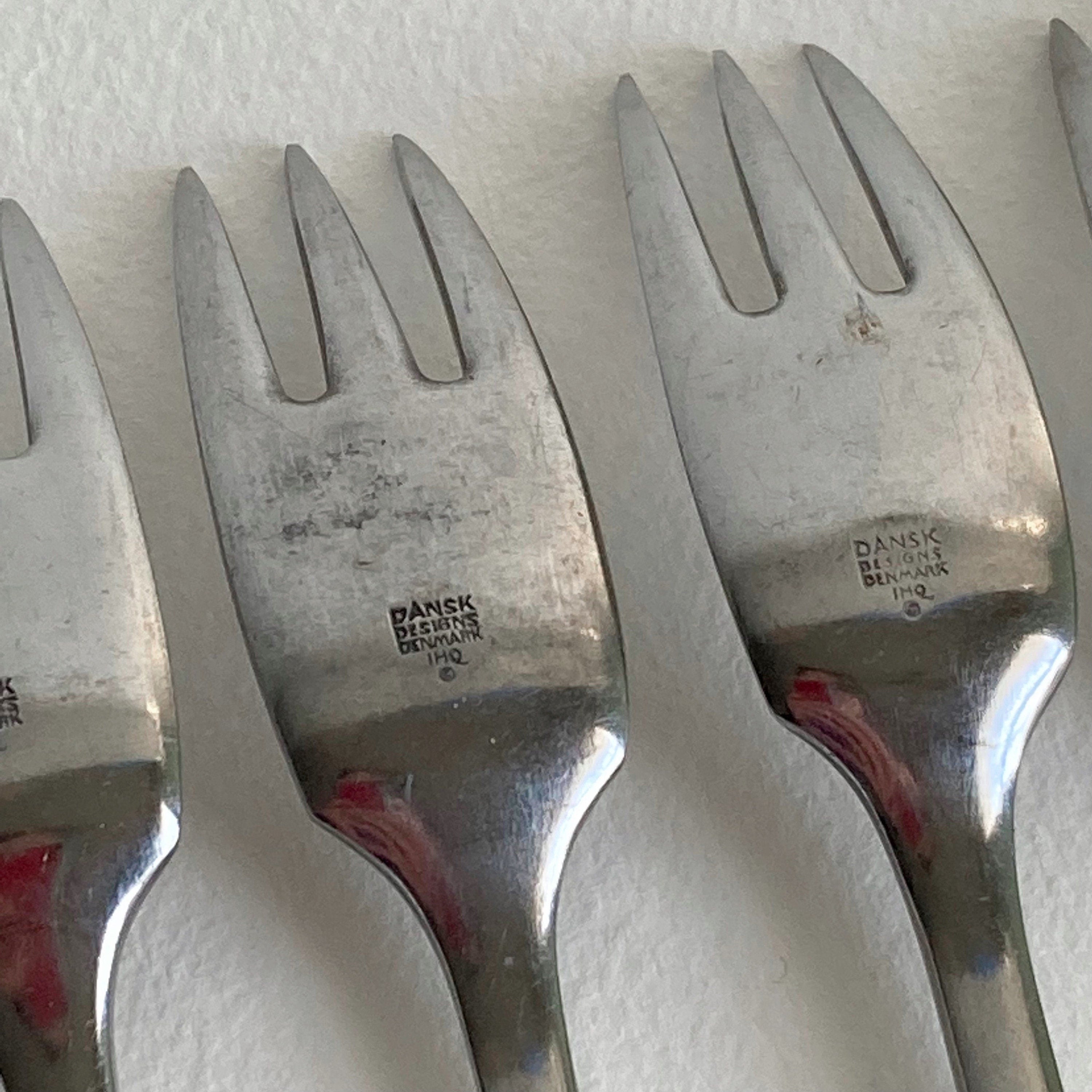 Vintage Dansk Variation IV Salad Fork: Jens Quistgaard Danish Modern Flatware