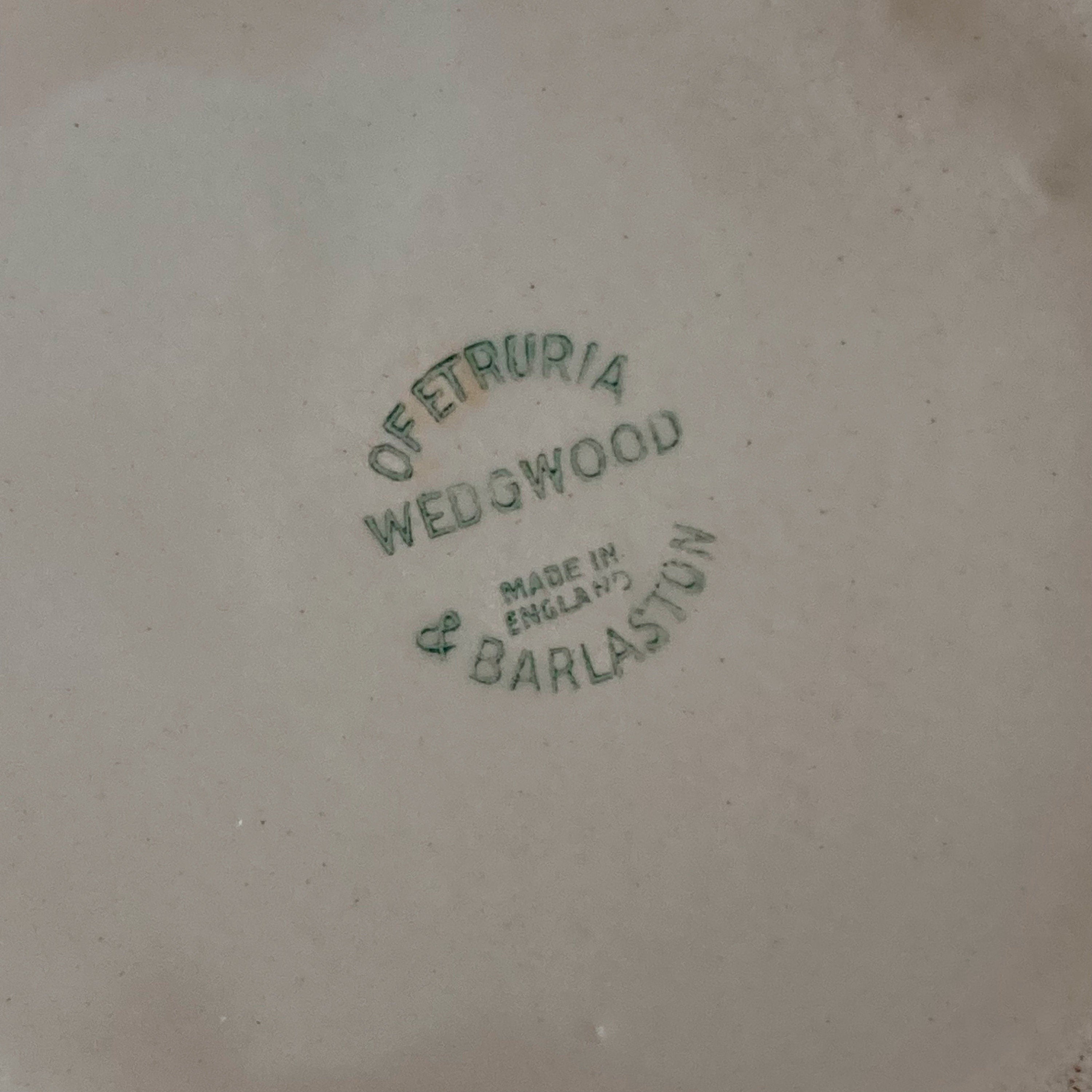 Wedgwood Creamware Pitcher: Grape Vine Motif, English Country Decor