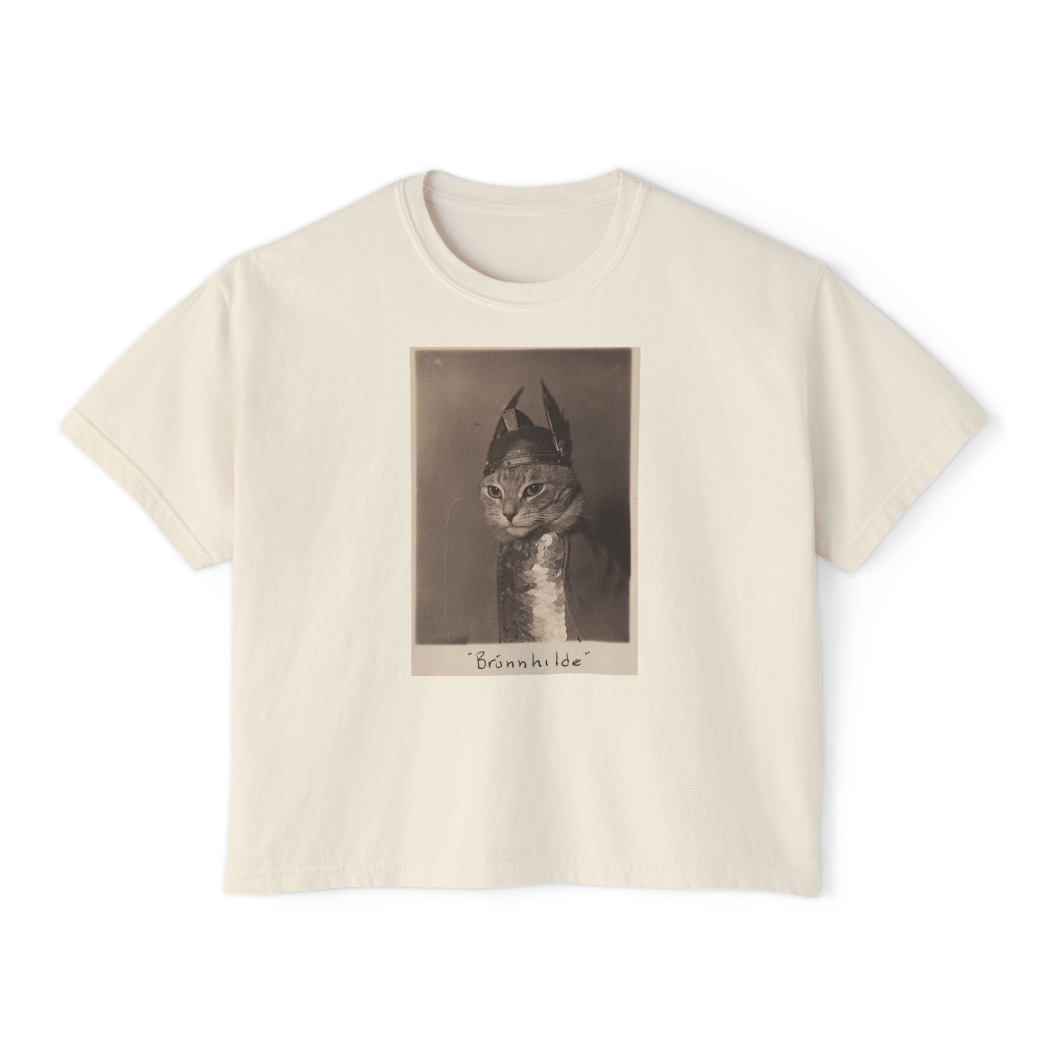 'Brunnhilde the Cat' Women's Boxy Tee
