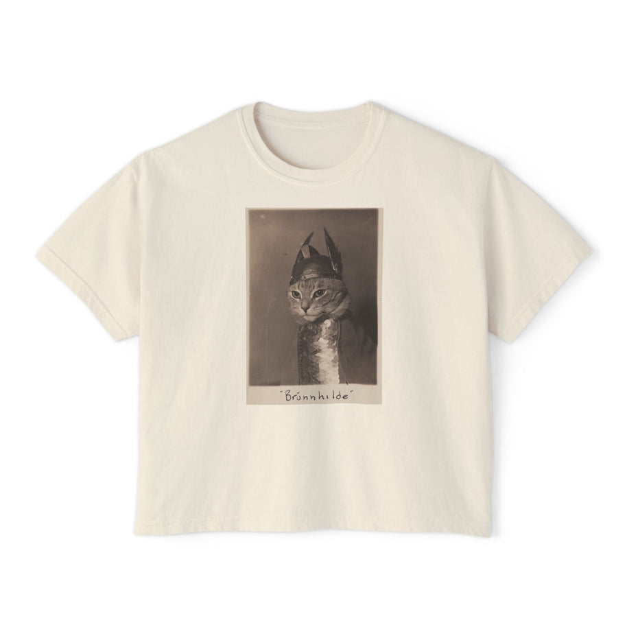 'Brunnhilde the Cat' Women's Boxy Tee