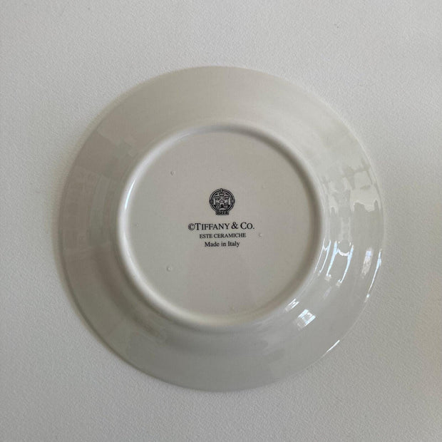 Tiffany & Co. ESTE CERAMICHE Made in Italy Decorative Plate, Blue Yellow Floral