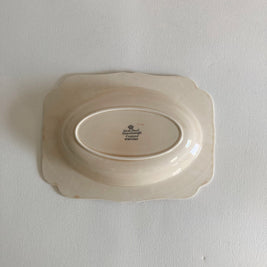 Vintage Crown Ducal Bowl: Gainsborough Charm Floral Vegetable Dish
