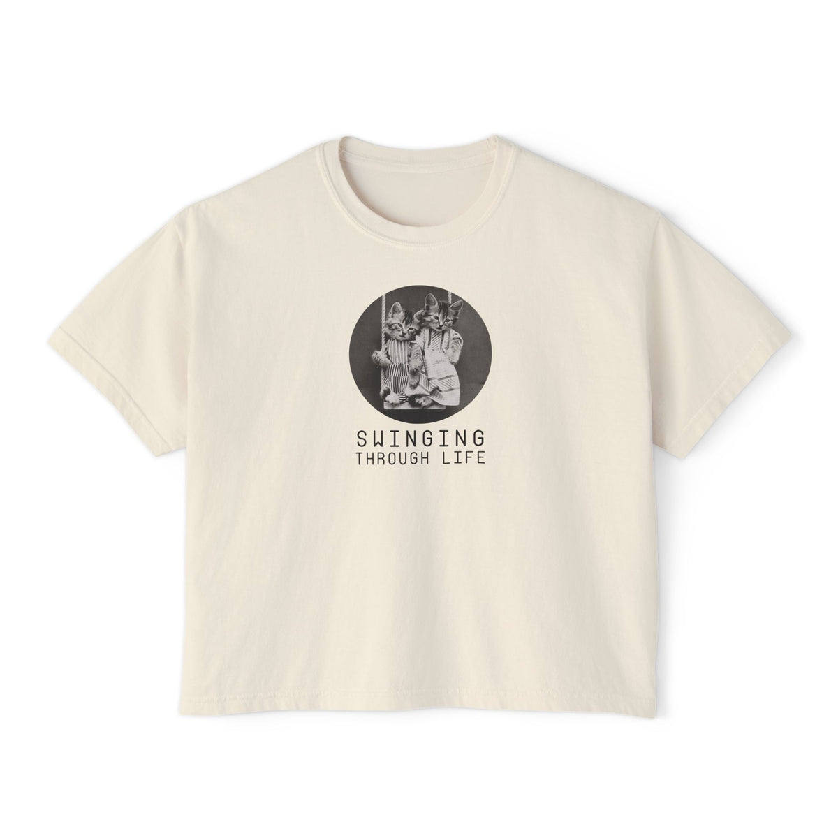 'Swinging Through Life' Women's Boxy Tee