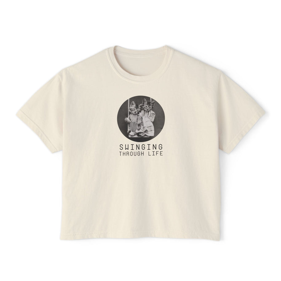 'Swinging Through Life' Women's Boxy Tee