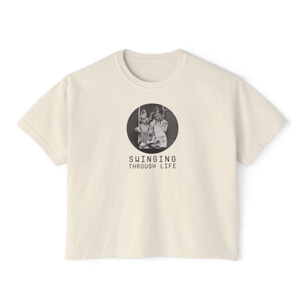 'Swinging Through Life' Women's Boxy Tee