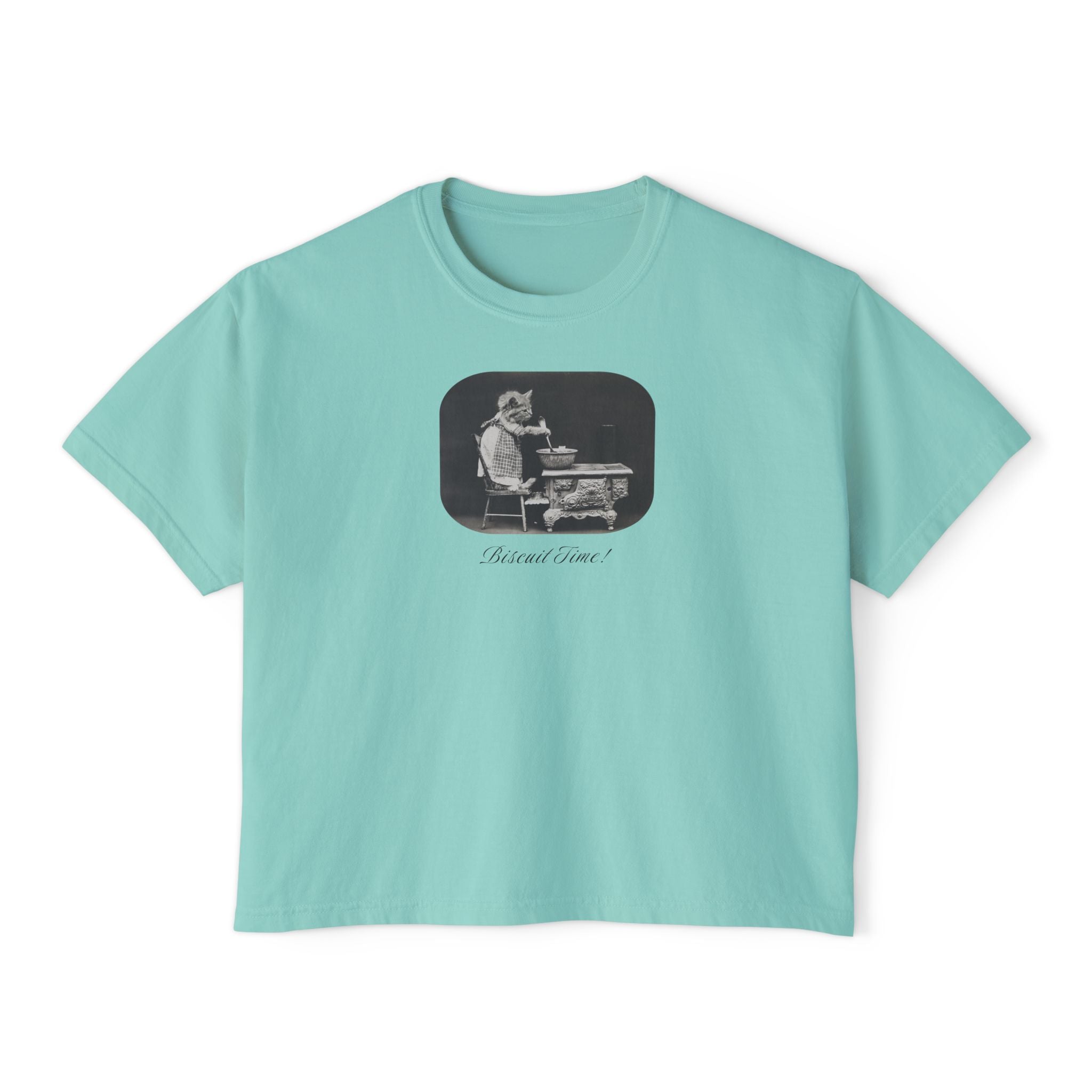 'Biscuit Time' Women's Boxy Tee