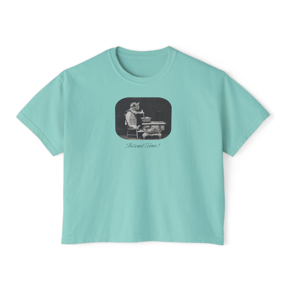 'Biscuit Time' Women's Boxy Tee