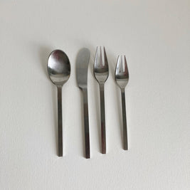 Vintage Dansk Ingot Flatware Set: MCM 4-Piece Place Setting