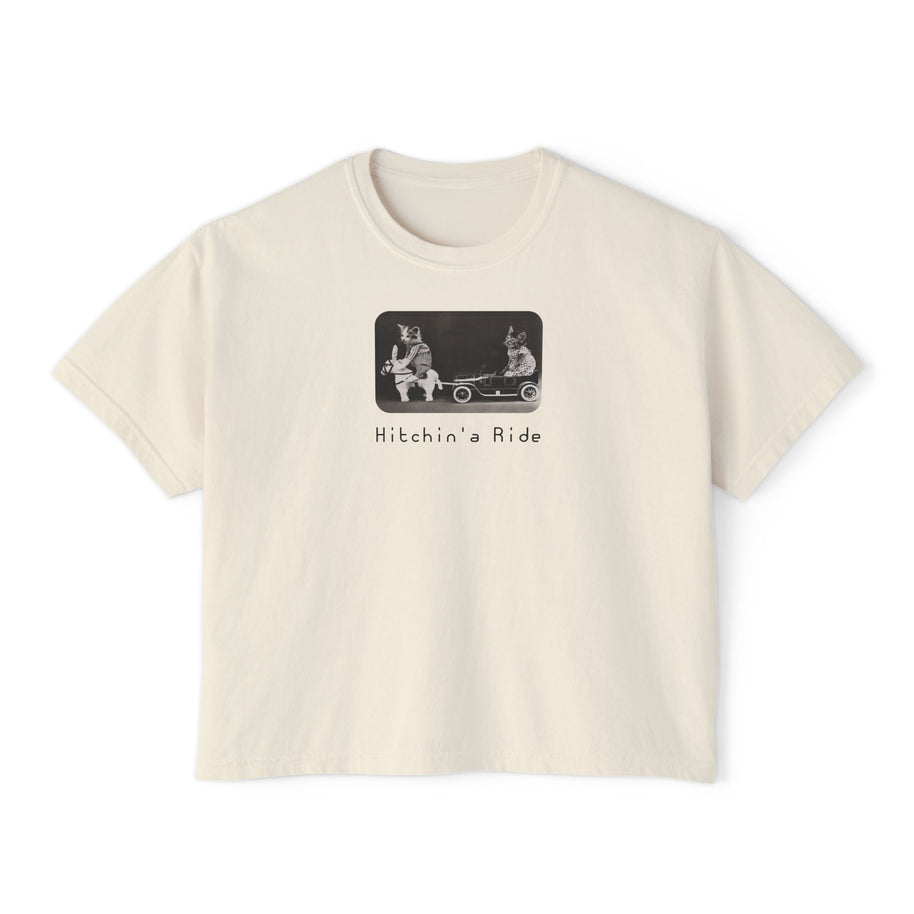 'Hitchin' a Ride' Women's Boxy Tee