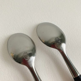 Dansk Kongo Teaspoon: Black Nylon Handle, Mid Century Modern (Germany)