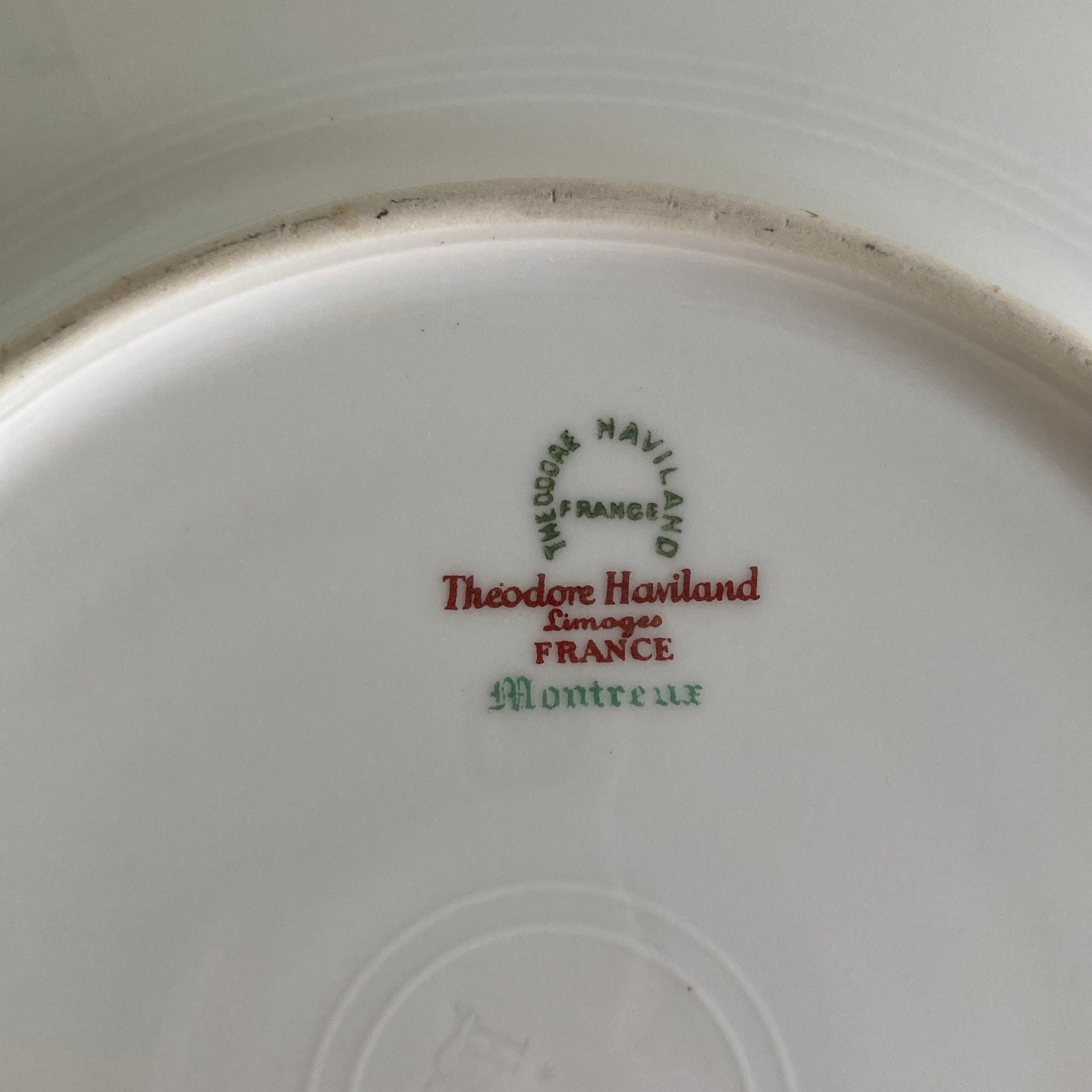 Haviland Limoges Montreux Dinner Plate: Floral Porcelain (Sold Per Plate)