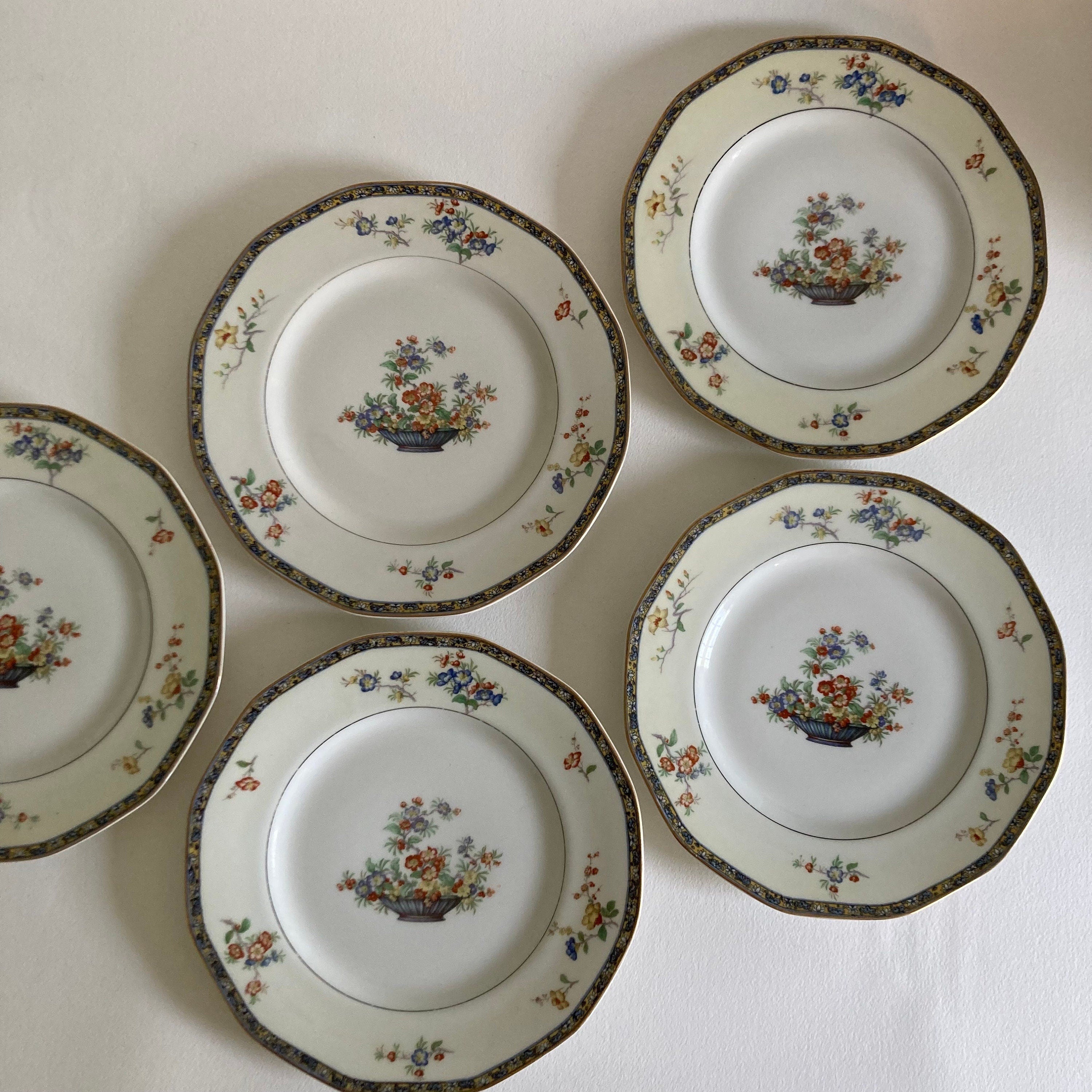 Haviland Limoges Montreux Dinner Plate: Floral Porcelain (Sold Per Plate)