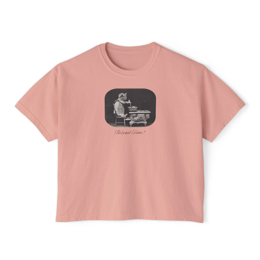 'Biscuit Time' Women's Boxy Tee