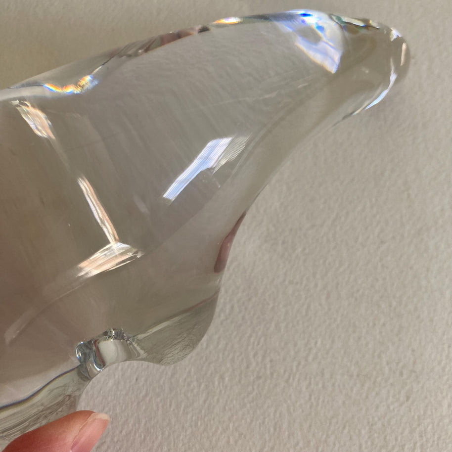 Vintage Baccarat Crystal Polar Bear Figurine - 20th Century Statue