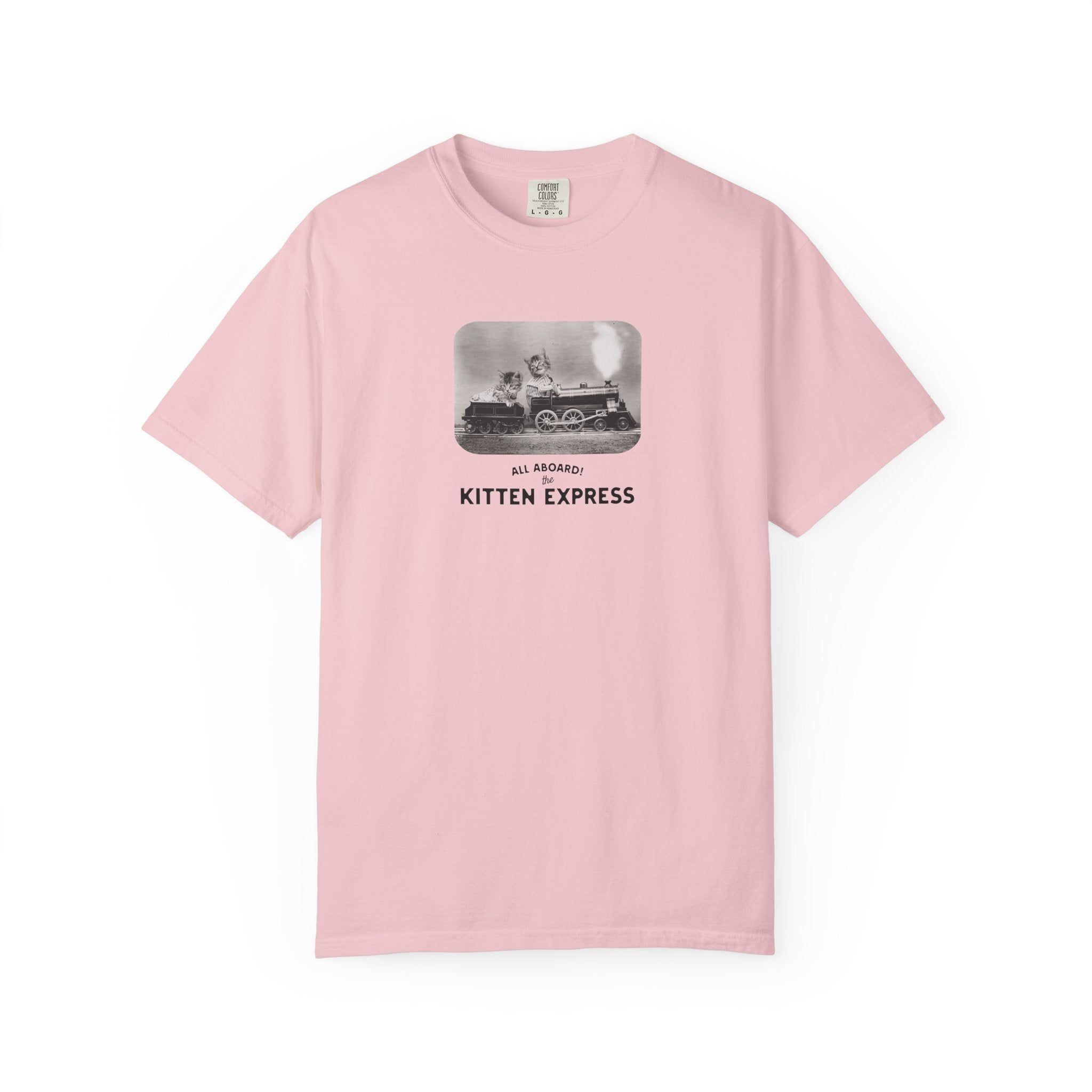 'All Aboard the Kitten Express' Unisex Adult Tee