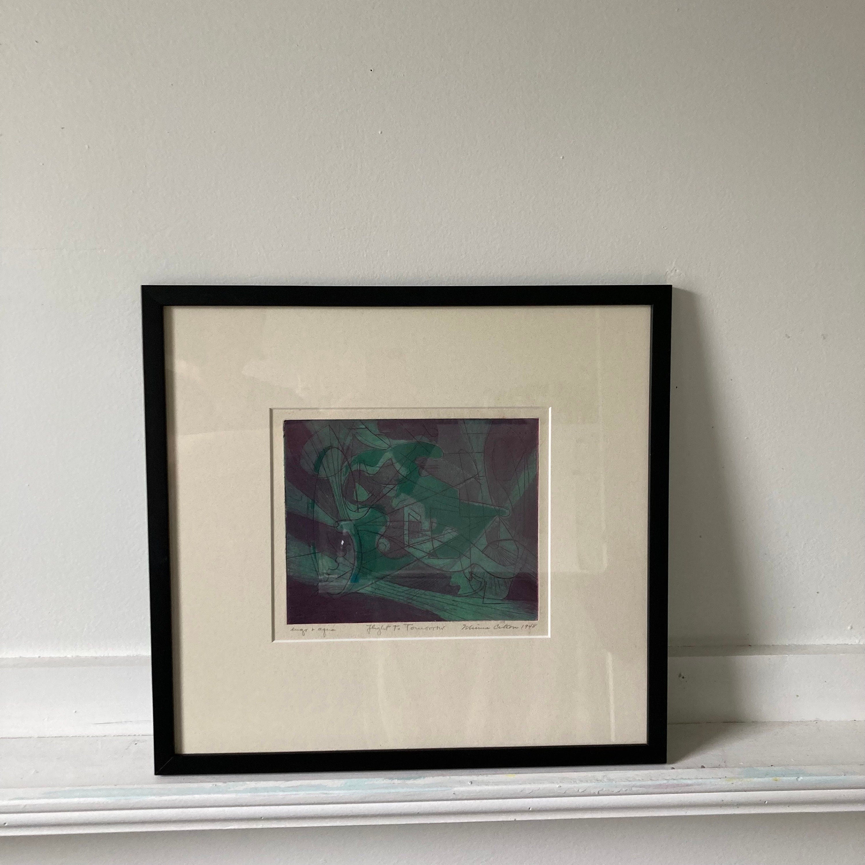 Minna Citron Abstract Etching: 