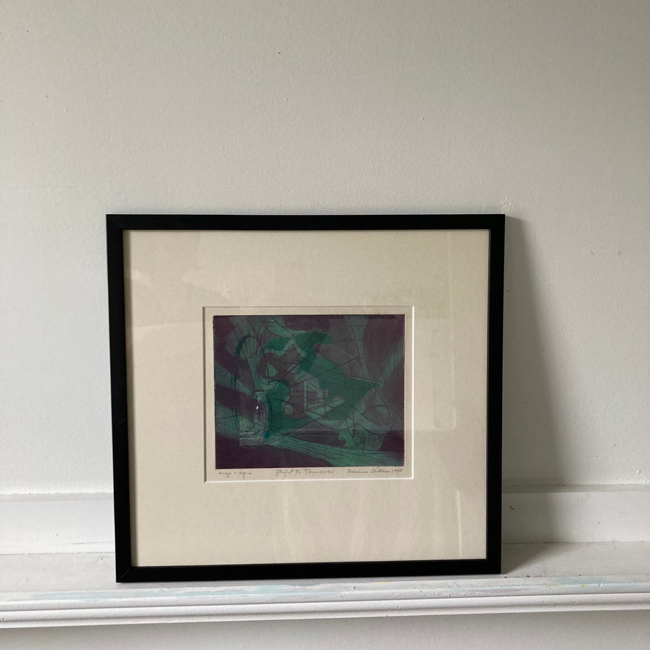 Minna Citron Abstract Etching: 