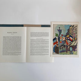 Raoul Dufy Colorplate Prints: Fauvist Art, Skira Switzerland, Set of 6
