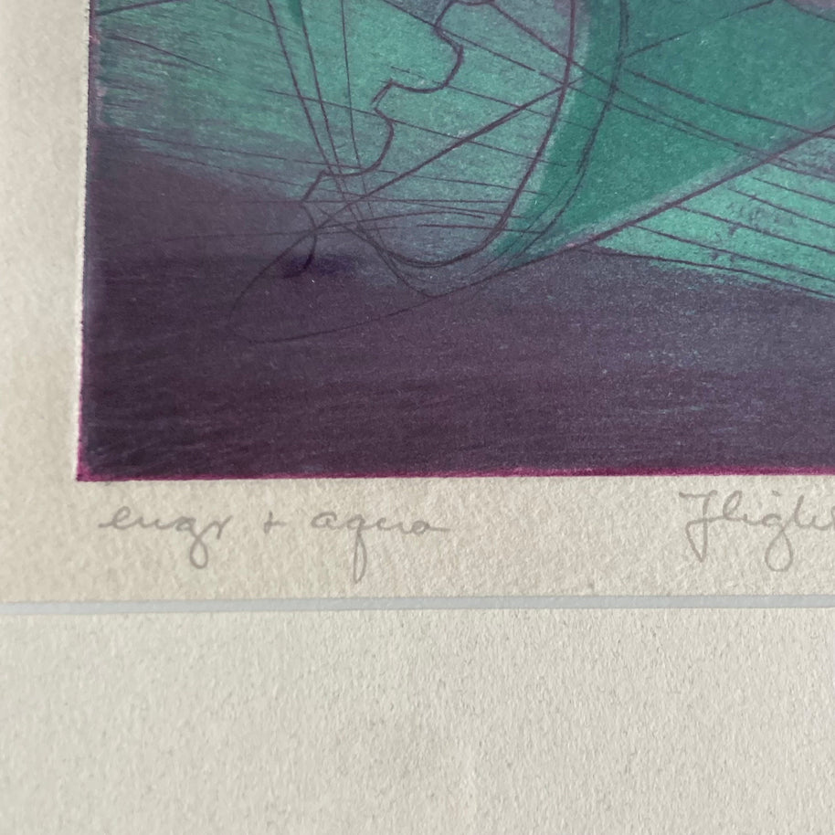 Minna Citron Abstract Etching: 