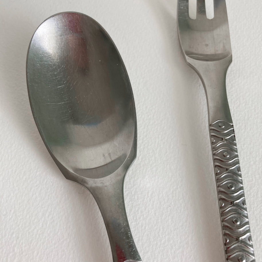 Vintage Dansk Prado Serving Set: Jens Quistgaard Danish Modern Flatware