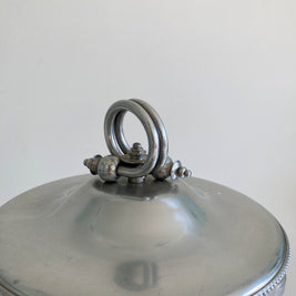 1960s Buehner-Wanner Aluminum Ice Bucket: MCM Barware