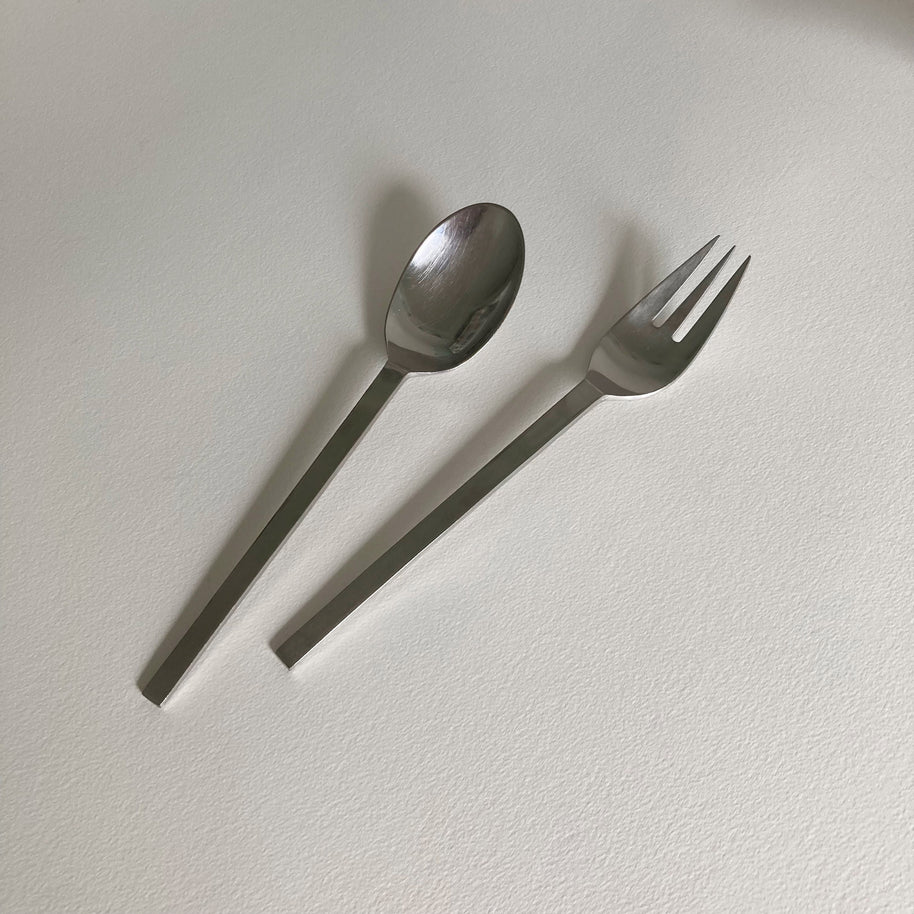 Vintage Dansk Ingot Serving Set: Jens Quistgaard Danish Modern Flatware