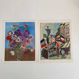 Raoul Dufy Colorplate Prints: Fauvist Art, Skira Switzerland, Set of 6