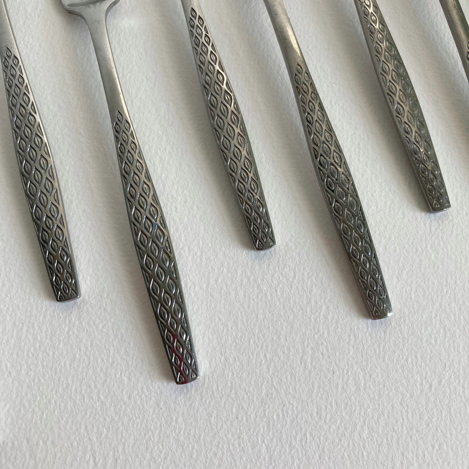 Vintage Dansk Variation IV Salad Fork: Jens Quistgaard Danish Modern Flatware
