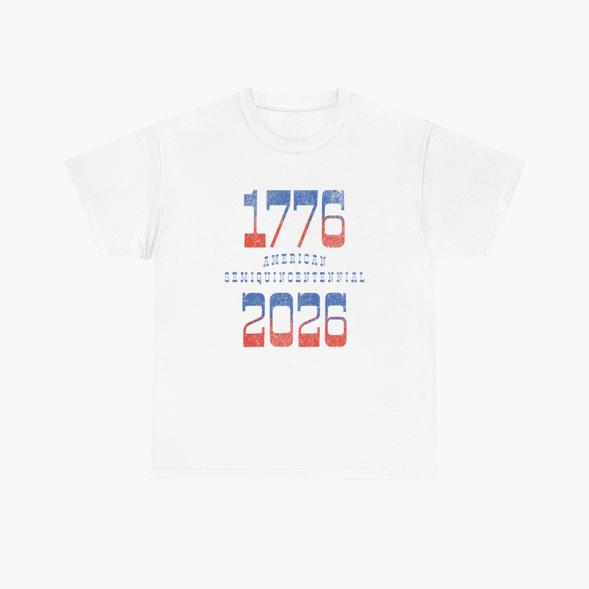 Retro Typography 1776 - 2026 Semiquincentennial T-Shirt