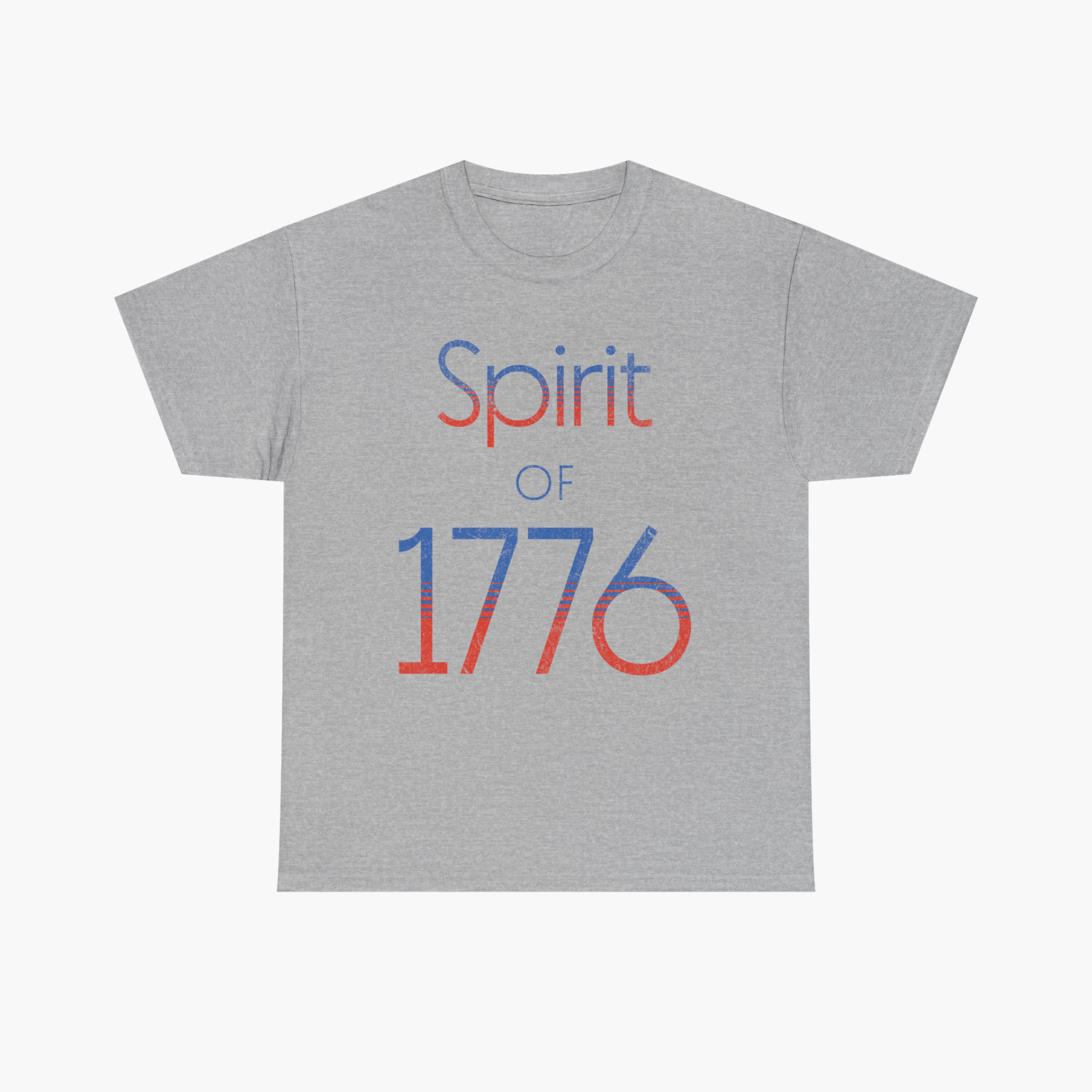 1990s Style Spirit of 1776 Distressed Graphic T-Shirt