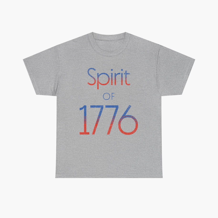 1990s Style Spirit of 1776 Distressed Graphic T-Shirt