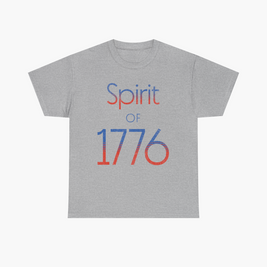 1990s Style Spirit of 1776 Distressed Graphic T-Shirt