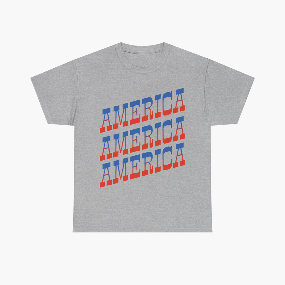 Retro AMERICA Typography Tee