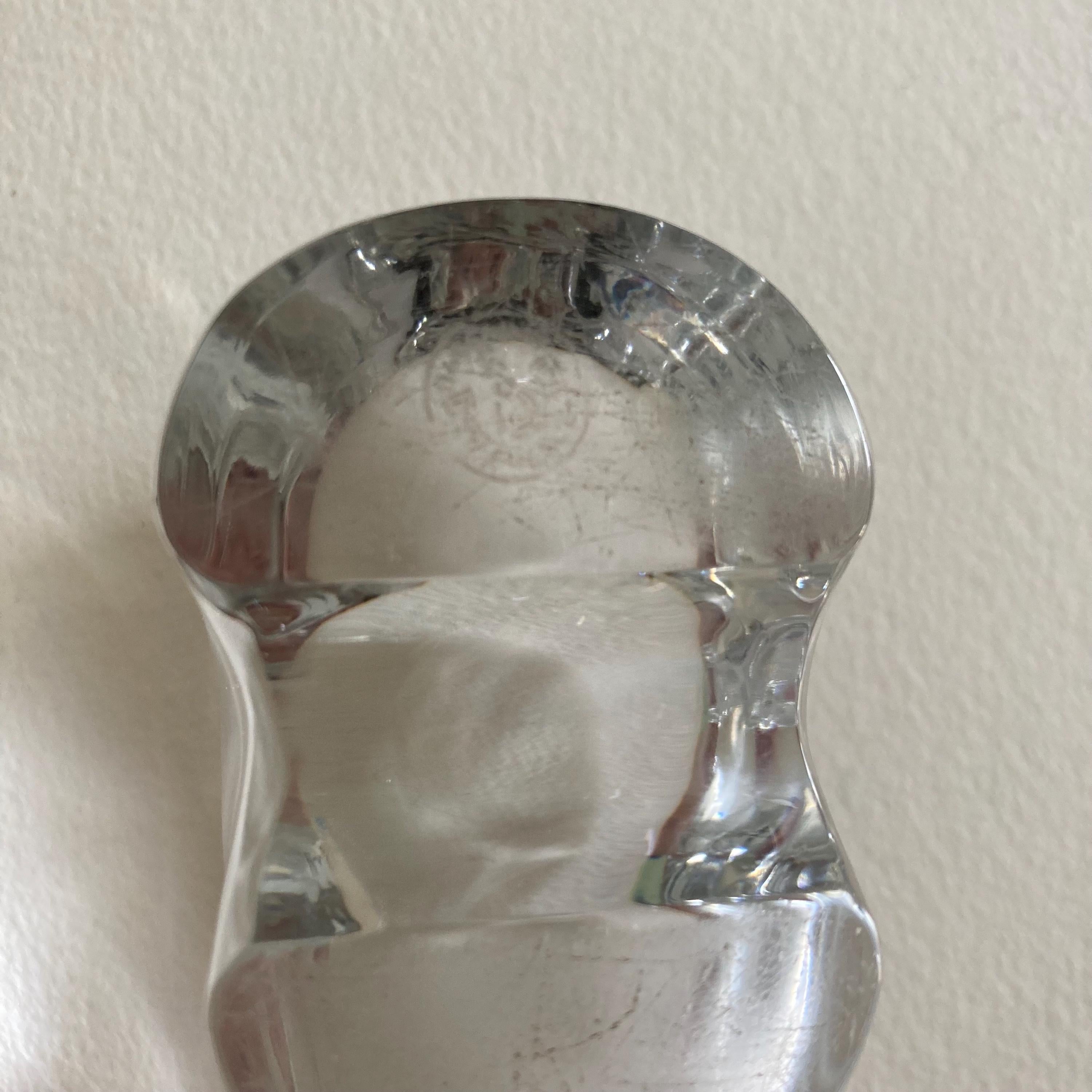 Vintage Baccarat Crystal Polar Bear Figurine - 20th Century Statue