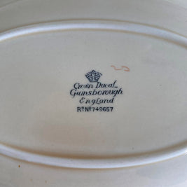 Vintage Crown Ducal Bowl: Gainsborough Charm Floral Vegetable Dish