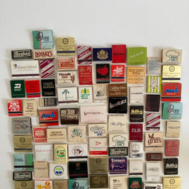 Mid to Late 20th Century Collection of Vintage Matchbooks - 1960s - 1990s Ephemera - Matchbook Travel Souvenirs - Stardust Walt Disney World