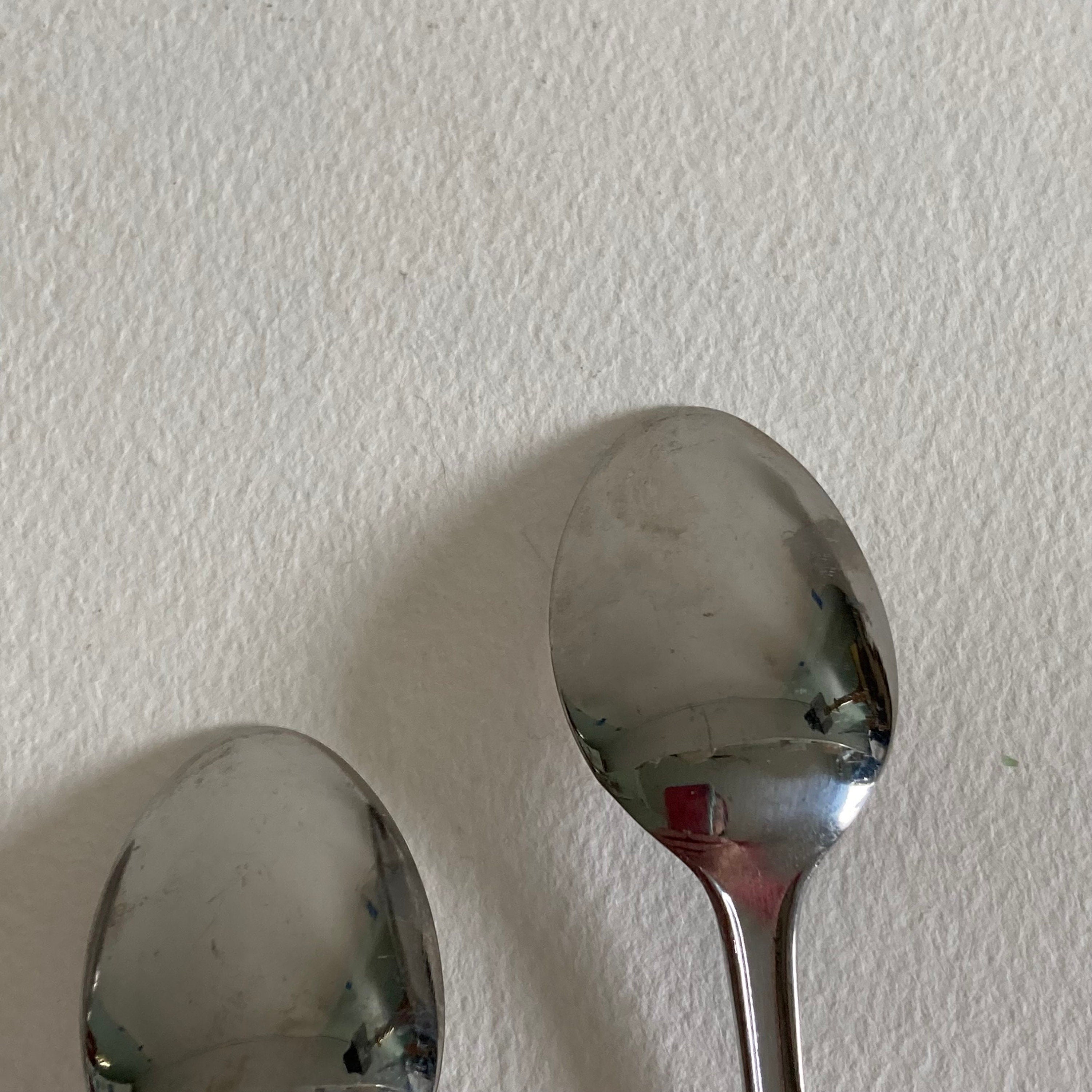 Vintage Mid-Century Modern Stainless Steel Ice Tea Spoons - Set of 8