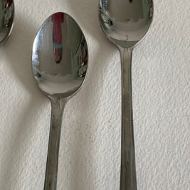 Vintage Mid-Century Modern Stainless Steel Ice Tea Spoons - Set of 8