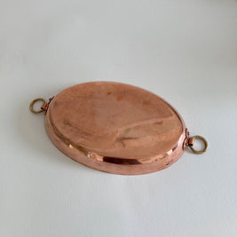 Vintage Lewis Conger Copper Au Gratin Pan: Retinned Cookware, 11 Inch