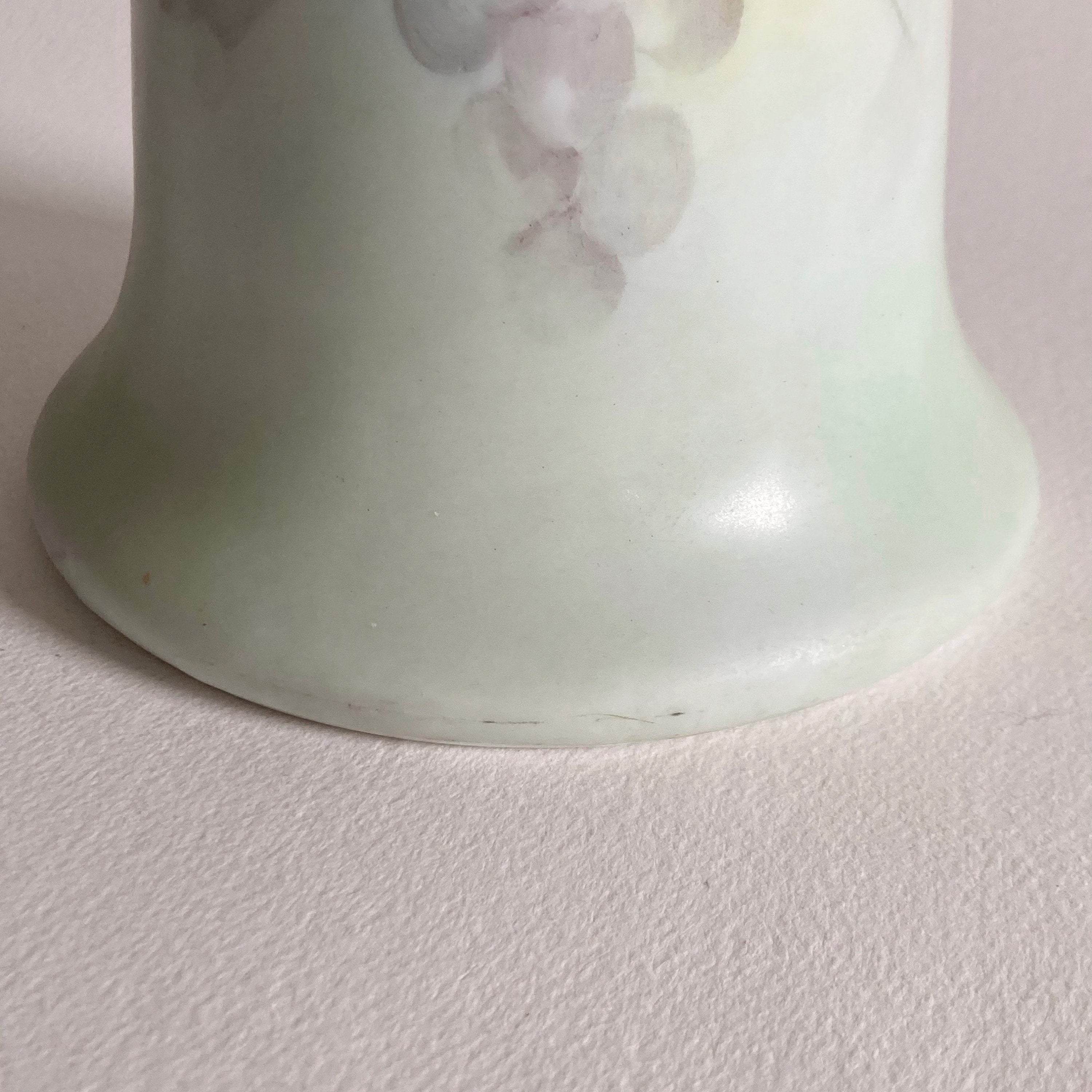 Antique Imperial Austria Porcelain Pitcher: Hand-Painted Grape Motif, 1914-1918