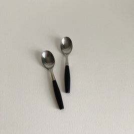 Dansk Kongo Teaspoon: Black Nylon Handle, Mid Century Modern (Germany)