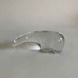 Vintage Baccarat Crystal Polar Bear Figurine - 20th Century Statue