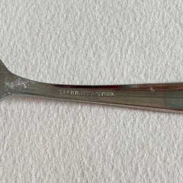 Vintage Mid Century Modern Stainless Steel Cocktail Forks - Set of 7