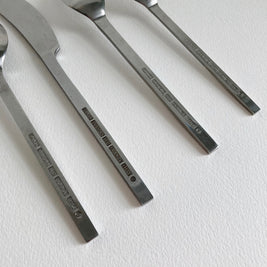 Vintage Dansk Ingot Flatware Set: MCM 4-Piece Place Setting
